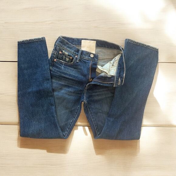 Mother | Insider ankle in "Mile High" dark denim wash jeans | size 24 - Picture 4 of 10